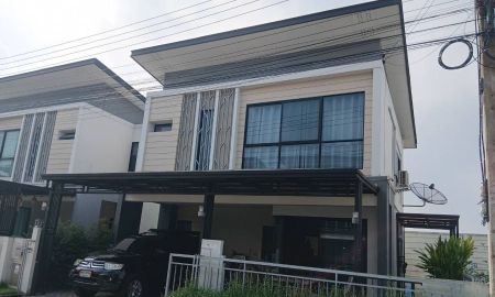 ขายบ้าน - ขายบ้านแฝด (หลังเดี่ยว) 2 ชั้น สไตล์อบอุ่น พร้อมอยู่ โครงการหมู่บ้านอีโคเฮาส์ วงแหวนลำลูกกา จ.ปทุมธานี