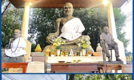 ขายที่ดิน - ขายที่ดิน อาศรมหมอชีวก สิงห์บุรี เกือบ 10 ไร่ ติดถนนใหญ่สายเอเซีย ขาเข้ากรุงเทพ พร้อมอาคารบ้านไม้สักเรือนไทยหลังใหญ่หลายอาคาร อำเภอเมืองสิงห์บุรี