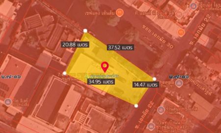 ขายที่ดิน - ขายที่ดินแปลงมุม เอกมัย22 สุขุมวิท สะพานเอกมัย