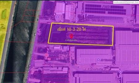 ขายที่ดิน - ที่ดินสีม่วงเข้ม บางนาตรา คลองส่งน้ำสุวรรณภูมิ สร้างโรงงาน สร้างโกดัง เนื้อที่ 10-3-20 ไร่ ขายไร่ละ 17 ล้านบาท บางพลี สมุทรปราการ