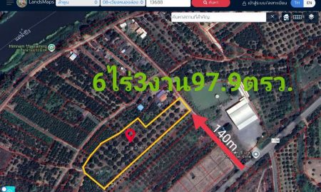 ขายที่ดิน - ขายสวนลำไยพร้อมบ่อปลา ห่างทางหลวงเพียง 140 เมตร