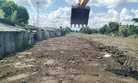 ขายที่ดิน - ขายที่ดินเปล่าติดถนนใหญ่ เส้นถนนกาญจนาภิเษก ด่านทับช้าง สะพานสูง เดินทางสะดวก ด้านหน้าติดถนนใหญ่ กว้าง 40 เมตร