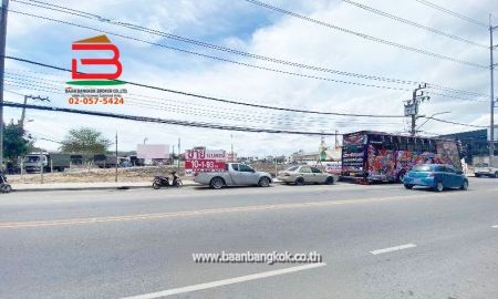 ขายที่ดิน - ที่ดินติดถนน ท้ายบ้านซอย 38 ขายถูก เท่าราคาประเมิน เนื้อที่ 10-0-93 ไร่ ถนนสุขุมวิทสายเก่า อ.เมืองสมุทรปราการ