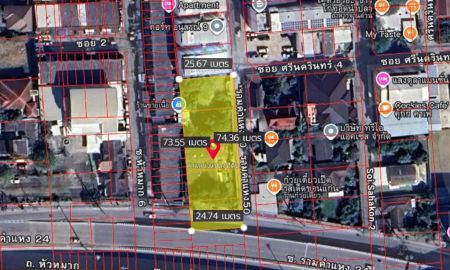 ขายที่ดิน - ขายถูกที่ดิน ติดถนนใหญ่ แปลงหัวมุม หัวหมาก - รามคำแหง50