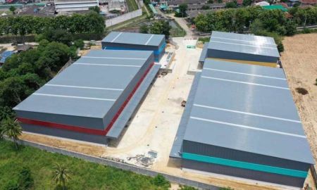 ให้เช่าโรงงาน / โกดัง - ให้เช่าโกดัง คลังสินค้า ใกล้เมืองพัทยา ขนาด 1,000 ตร.ม.พร้อมออฟฟิศ