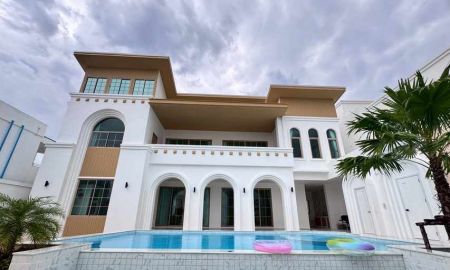 ขายบ้าน - ขายด่วน บ้านพูลวิลล่าสร้างใหม่ สไตล์ Mediterranean 5 ห้องนอน หนองปรือ