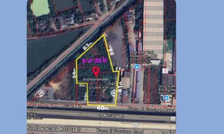 ขายที่ดิน - ที่ดินเปล่า ติดถนนพระราม2 เนื้อที่ 6-2-29 ไร่ อ.เมือง จ.สมุทรสาคร