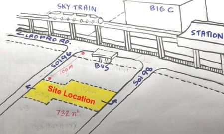 ขายที่ดิน - ที่ดินสวย ซอยลาดพร้าว 96 ทะลุได้ 2 ซอย ใกล้รฟฟ และ BIG C