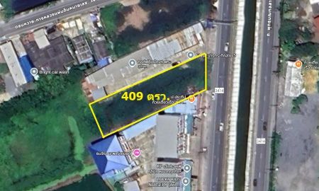 ขายที่ดิน - ขายที่ดินเปล่า ขนาด 409 ตรว ติดถนนพุทธมณฑลสาย 5 ใกล้ถนนบรมราชชนนี สามพราน นครปฐม.