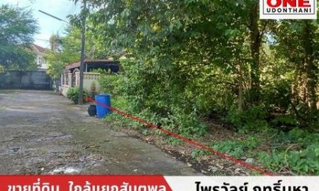 ขายที่ดิน - ที่ดินใจกลางอุดรธานี 130 ตร.ว. ทำเลทองใกล้ทุกความสะดวก เหมาะสร้างบ้านหรือเก็งกำไรระยะยาว ใกล้ถนนหลัก เดินทางสะดวก น้ำไฟพร้อม