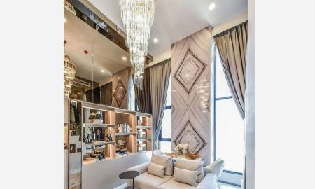 ให้เช่าคอนโด - คอนโด พาร์ค ออริจิ้น ราชเทวี Duplex 2 ชั้น 2 ห้องนอน 2 ห้องน้ำ ชั้น29 ตกแต่งครบตามรูป