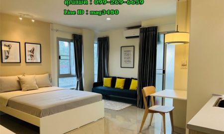 ขายคอนโด - อัสสกาญจน์ ซิตี้ รามคำแหง ติดรถไฟฟ้าสีส้ม เคหะรามคำแหง 23.5 ตรม ห้องมุม ชั้น3 ตกแต่งครบ