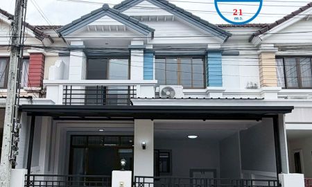 ขายทาวน์เฮาส์ - ขายทาวน์เฮ้าส์ 21 ตร.ว หมู่บ้านทิพย์พิมาน บ้านริมคลอง บางใหญ่ รีโนเวทใหม่สวย พร้อมอยู่ จัดกู้ฟรี