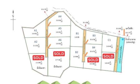 ขายที่ดิน - ที่ดินเขาใหญ่หมูวิวเขาล้อมรอบน้ำไฟอินเตอร์เน็ทพร้อมที่เนินเสมอโฉนดครุฑแดงมอถนนทำเลสวนเห็นวิวเขาใหญ่ชัดมากน้ำไฟเข้าถึงอยู่ได้จรพร้อมปลูกบ้าน