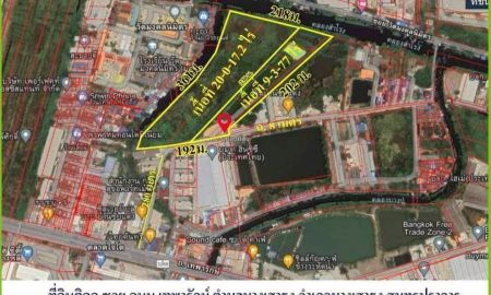 ขายที่ดิน - ขายถูกสุดในโซนที่ดินผังสีม่วงบนถนนเทพารักษ์ กม.21 ขาออก บางเสาธง สมุทรปราการ เนื้อที่ 29-3-94 ไร่