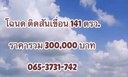 ขายที่ดิน - ที่ดินติดสันเขื่อนแม่ประจันต์ 141 ตรว. ราคา 300,000 บาท