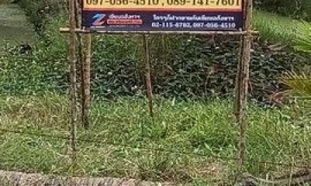 ขายที่ดิน - ขายที่ดินสวนมะพร้าว 19 ไร่ ติดคลองและถนนดำ บ้านแพ้ว ซอยทุ่งเศรษฐี สมุทรสาคร