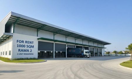 ให้เช่าโรงงาน / โกดัง - ให้เช่าโรงงานสร้างใหม่ 1 ไร่ 1,000 ตร.ม. พระราม 2 บางโทรัด ผังสีชมพู | ไฟฟ้า 3 เฟส | ขอ อย. ได้ | รถใหญ่เข้าออกสะดวก | เหลือเพียง 2 ยูนิตเท่านั้น