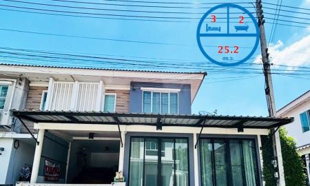 ขายทาวน์เฮาส์ - ขาย ทาวน์โฮม 2 ชั้น 25.2 ตร.ว หมู่บ้านพฤกษาวิลล์ 41/1 บางกะดี-ติวานนท์ หลังมุม จัดกู้ฟรี