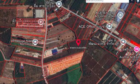 ขายที่ดิน - ขายที่ดิน พร้อมต้นยาง 25 ไร่ มาบข่า ระยอง ติดถนน ใกล้สี่แยกมาบข่าระยอง