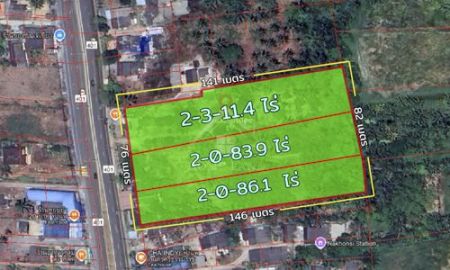 ขายที่ดิน - ที่ดินเปล่า 7-1-81.4 ไร่ ติดถนนใหญ่ ปากพูน นครศรีธรรมราช แปลงสวย