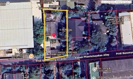 ขายที่ดิน - ขายที่ดินพร้อมบ้าน พื้นที่ 196 ตร.ว. ซอยปรีดีพนมยงค์ 37 (สุขุมวิท 71) แขวงพระโขนงเหนือ เขตวัฒนา กรุงเทพฯ