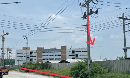 ขายที่ดิน - ขายที่ดินผังสีม่วง ติดกับนิคมอุตสาหกรรมบางปูเหนือ สมุทรปราการ เนื้อที่ 7-2-23 ไร่