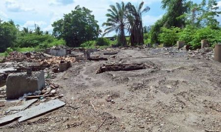 ขายที่ดิน - ขายที่ดินเปล่า ถมแล้ว พื้นที่สีส้ม อ.กระทุ่มแบน จ.สมุทรสาคร 5 ไร่ 3 งาน 27 ตร.วา