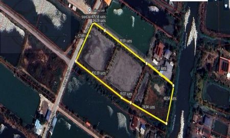 ขายที่ดิน - ที่ดินบางนาตราด บางบ่อ สร้างโกดัง เนื้อที่ 6-3-25 ไร่ ขายไร่ละ 4.5 ล้านบาท ถนนรัตนะโกสินธุ์200ปี บางบ่อ สมุทรปราการ