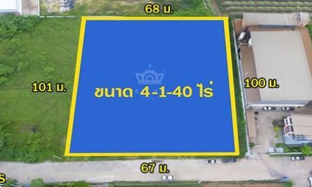ขายที่ดิน - ที่ดินสวย 4 ไร่เศษ สีม่วงขอใบ รง.4 ง่าย+ขายต่อสะดวก เด่นสง่าหน้ากว้าง ถมแล้วพร้อมใช้ ในสวนหลวง ใกล้สาย 4 ตัดใหม่ กระทุ่มแบน- KK3655S