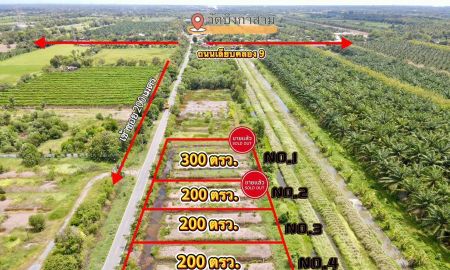 ขายที่ดิน - ที่ดินคลอง 9 หนองเสือ ปทุมธานี 200 ตรว. ราคาถูก ทำเลอนาคต เหมาะปลูกบ้าน ทำโกดัง ฟรีค่าโอน