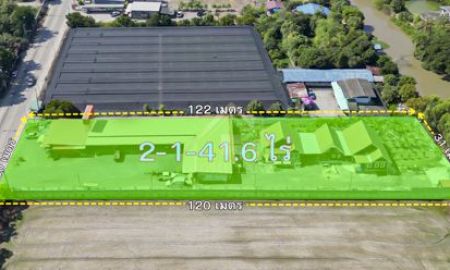 ขายที่ดิน - ที่ดินแปลงใหญ่ พร้อมสิ่งปลูกสร้าง บ้านเดี่ยว 3 หลัง คลองข่อย ปากเกร็ด