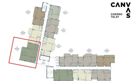 ขายคอนโด - เจ้าของขายเอง โควต้าต่างชาติ) CANVAS Cherngtalay 2-Beds 2-Baths วิวสวยสุดในโครงการ ราคา VVIP