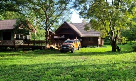 ให้เช่าบ้าน - บ้านพักตากอากาศบ้านไม้ ติดลำธาร Private Nature House @ แก่งคอย สระบุรี