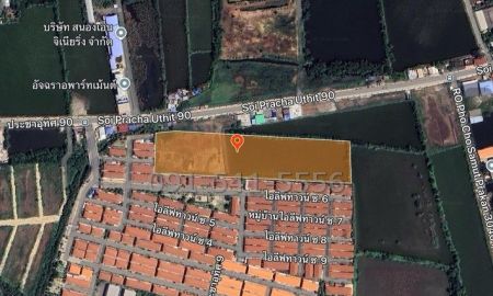 ขายที่ดิน - ขายที่ดิน 2 แปลง เนื้อที่รวม 15-3-98 ไร่ ติดถนนประชาอุทิศ 90 ผังเมืองสีเหลือง หน้ากว้างมาก ติดหมู่บ้านไอลิฟทาวน์ ทิศใต้