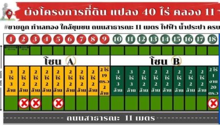 ขายที่ดิน - ชอบแปลงไหนเลือกเอา ไร่ละล้าน คลอง11 หนองเสือ