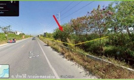 ขายที่ดิน - ขายที่ดิน ถนนบางบ่อ-คลองด่าน 348.3 ตรว.ผังสีเหลื่อง ทำเลดีติดถนน