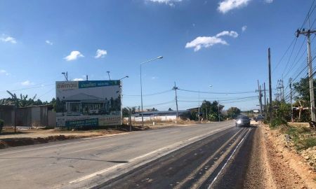 ขายที่ดิน - ที่ดิน 1-3-39 ไร่ ติดถนน 2 ด้าน! ตรงข้าม CP Town เขาหินซ้อน