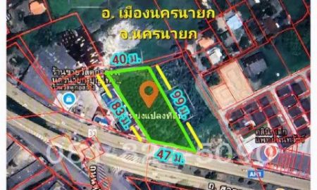 ขายที่ดิน - ขายที่ดินสวย ใกล้ รพ. นครนายก(1 กม.) ติดถนนสุวรรณศร (ทางหลวงแผ่นดินหมายเลข 33) อ.เมือง จ.นครนายก