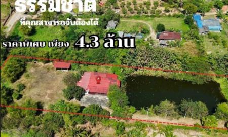 ขายบ้าน - บ้านเรือนไทยสไตล์ปูนผสมไม้ พร้อมที่ดินผืนใหญ่ เหมาะทำสวน โฮมสเตย์