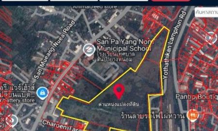 ขายที่ดิน - ขายที่ดิน 58-3-8ไร่ 324ลบ. ทำเลธุรกิจ แปลงมุม ตรงข้ามสถานีรถไฟลำพูน ซอยเจริญตา ต.ในเมือง อ.เมืองลำพูน