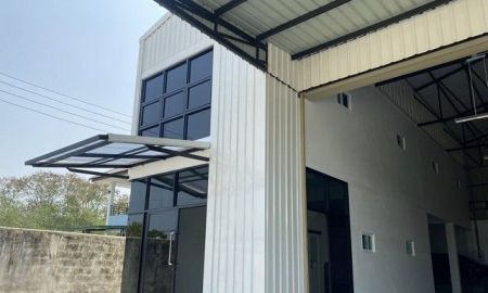 ให้เช่าโรงงาน / โกดัง - 3 ให้เช่าโกดัง 204 ตารางเมตร ออฟฟิศ 2 ชั้น 110 ตารางเมตร ศาลากลาง อำเภอบางกรวย