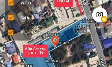 ขายโรงงาน / โกดัง - ขายด่วน!! ที่ดินผังสีส้ม๙+โรงงาน โกดัง ออฟฟิศ ร้านค้า 5-0-19 ไร่ ทำเลหายาก ใจกลางเมืองชลบุรี ติดถ.สุขสามารถ ห่างถ.ศุขประยูร 150 ม. ใกล้นิคมอมตะชลบุรี