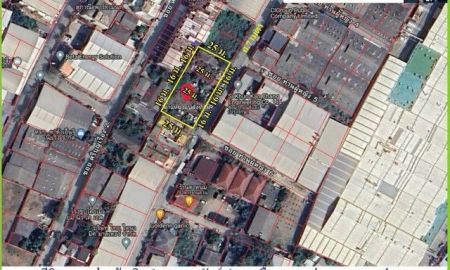 ขายที่ดิน - ขายถูกสุด ที่ดิน 300 ตรว. ทำเลทอง ผังสีแดง ใกล้สถานี MRT ศรีทิพวัล ถ.เทพารักษ์ สมุทรปรการ