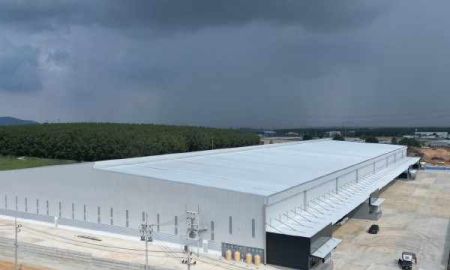 ให้เช่าโรงงาน / โกดัง - ให้เช่าโกดัง คลังสินค้า สร้างใหม่ ย่านศรีราชา ขนาด 5,500 ตรม. บนพื้นที่ 21 ไร่ เขาคันทรง ศรีราชาชลบุรี