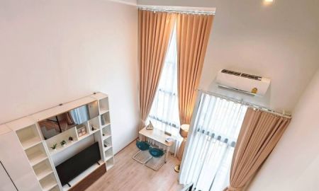 ให้เช่าคอนโด - ให้เช่า คอนโด ไอดีโอ พระราม 9 อโศก ห้อง Studio Hybrid 2 ชั้น เฟอร์ครบ วิวสวย ราคา 29,000 บาท/เดือน