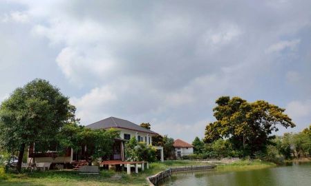 ขายบ้าน - ที่ดินบ้านริมน้ำ ที่ดินสามโคก หมู่บ้านเดอะลากูนสามโคก 375 วา ที่ดินริมทะเลสาป ติดถนนสามโคกเสนา ใกล้วงแหวนตะวันตก