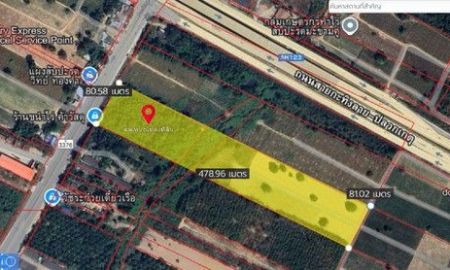 ขายที่ดิน - ที่ดินผืนใหญ่ทำเลทอง 22 ไร่ ติดถนนใหญ่สายเศรษฐกิจ นิคมพัฒนา-ระยอง ผังเมืองสีม่วงลายผสมสีม่วง