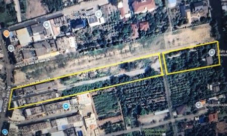 ขายที่ดิน - ขายที่ดิน ถนนพระราม2 ซอย28 แยก22 เขตจอมทอง กทม. พร้อมสิ่งปลูกสร้าง เป็นพื้นที่สีส้ม ขนาด 8 ไร่ 1 งาน 85 ตร.ว.