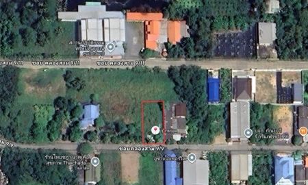 ขายที่ดิน - ขายที่ดินซอยคลองสาม 9/9 พื้นที่ 104 ตร.ว. สี่เหลี่ยมผืนผ้าสวย บรรยากาศ เงียบสงบ เป็นส่วนตัว